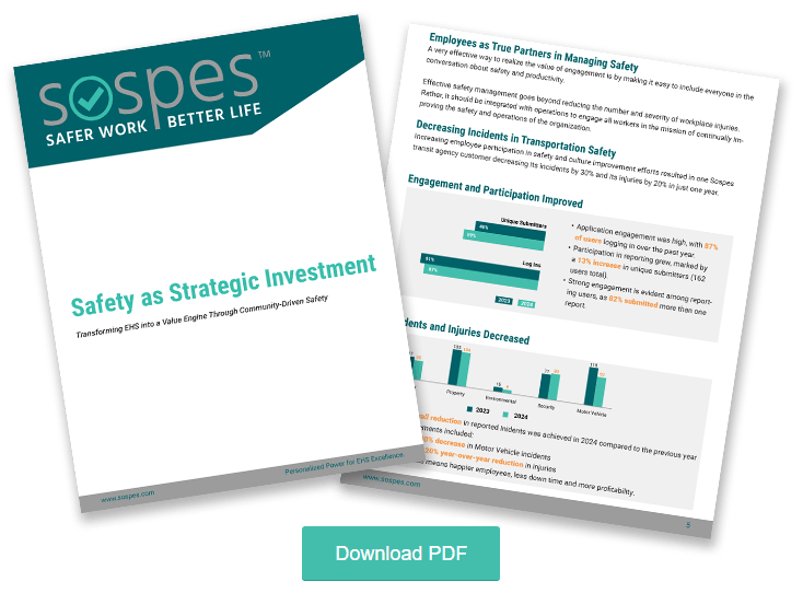 SOSPES-safety as a strategic investment